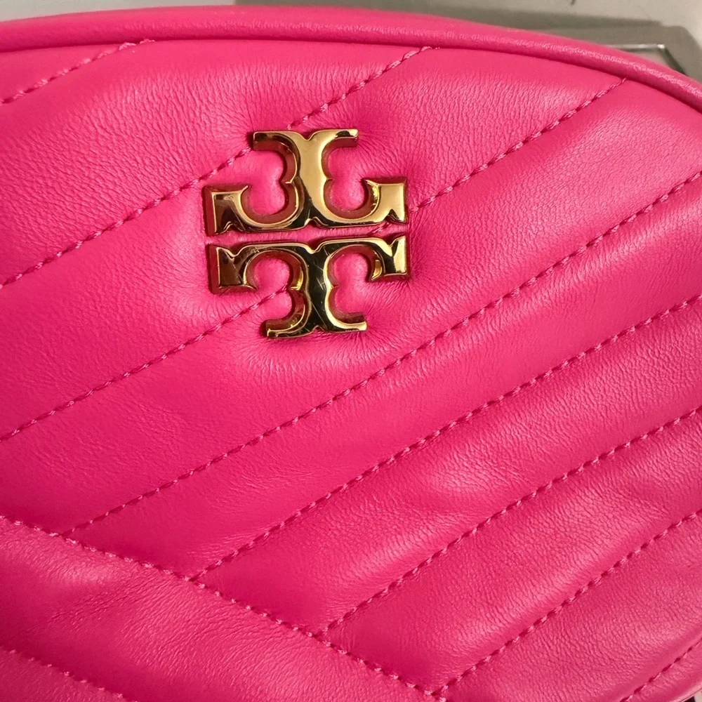 Tory Burch Kira Chevron camera crossbody bag